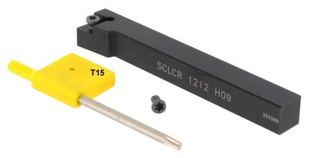 Rechtse uitwendige mesbeitelhouder sclcr 95&deg;