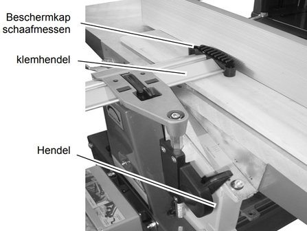 Mobiele schaaf-vandiktebank - 260mm - 3mm