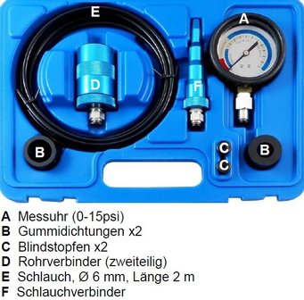 Bgs Technic Waterpomptester-set 8-dlg