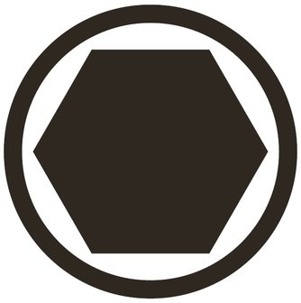 Bgs Technic Krachtdop bit, Interne Hexagon, M5, 1/2