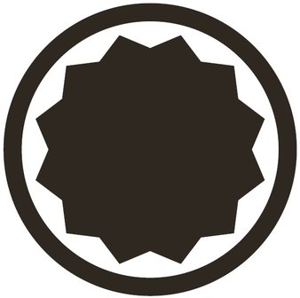 Bit (3/8) buitenzeskant veeltand (voor XZN)
