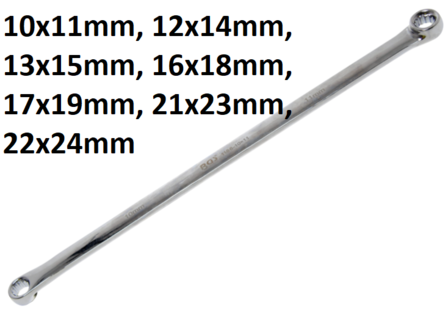 Bgs Technic Dubbele Ringsleutel 10x11 mm 290 mm &amp;bull &amp;bull Lengte