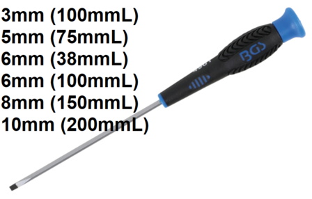 Bgs Technic Schroevendraaier, ingelaste 3 x 100 mm