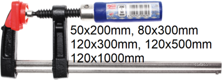 Bgs Technic Lijmklemmen lijmtangen, 50x200 mm