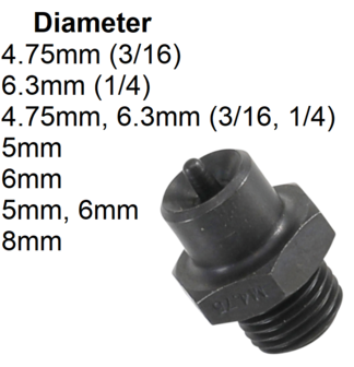 Bgs Technic Drukstang OP1 voor BGS-3057 diameter 4,75 mm (3/16)