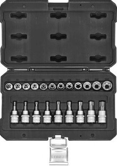 3/8 Doppenset Torx 21-delige