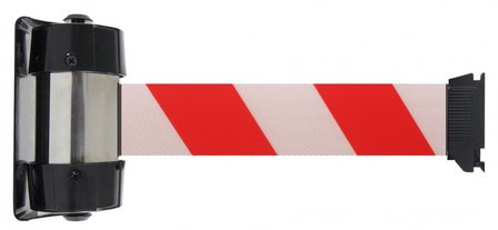 Afzetband wit/rood wandbevestiging 4 meter