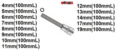 Inbus bit doppen 1/2 (100mmL)