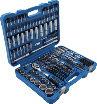 Bgs Technic Dopsleutelset zeskant (1/4) / (3/8) / (1/2) 192-dlg