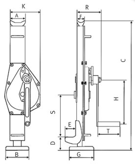 Dommekracht 3 ton, 21,00 kg