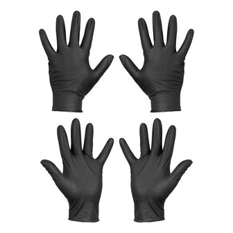 Gripp-It nitril handschoenen L 4 stuks op kaart
