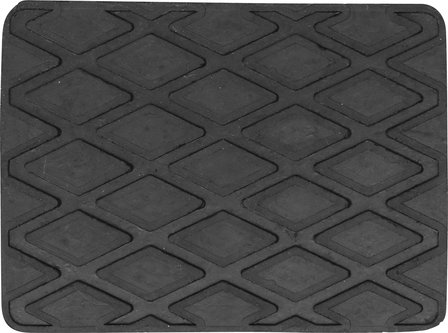 Bgs technic Rubberen pad  voor hefplatforms  160 x 120 x 100 mm