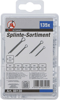 135-delige Split Pin Assortiment