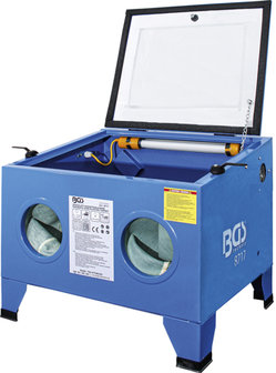 Bgs Technic Air Sandblasting Cabinet, verlicht