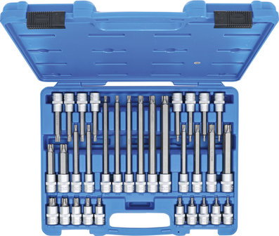 Bgs Technic Dopsleutelbitset 1/2 TP-profiel (voor Torx Plus) met boring TP20 - TP70 32-dlg