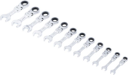 Combinatie ratel Ring Wrench Set, extra kort