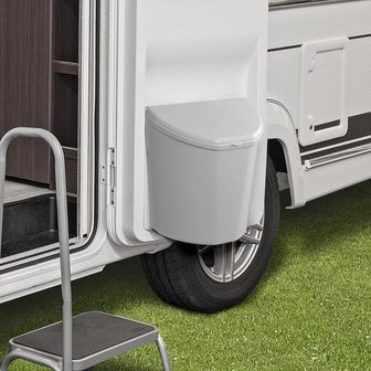 Afvalbak met deksel 10L voor caravan/camper