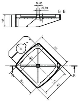 Tafelboormachine vario diameter 24 mm 3x400V