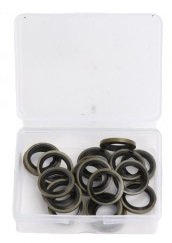 Assortiment Carterplugringen rubber 12mm 20-delige