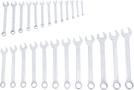 Steekringsleutelset inches 1/4 - 1.1/4 25-dlg