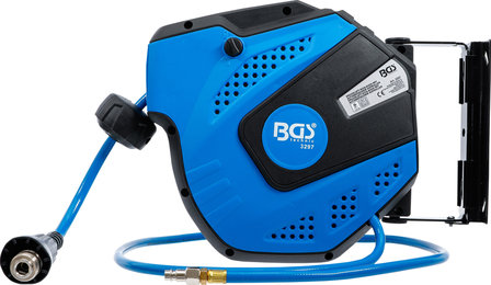 Persluchtslang met oproller automatisch 10 m