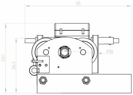 Elektrische takel 500/999kg