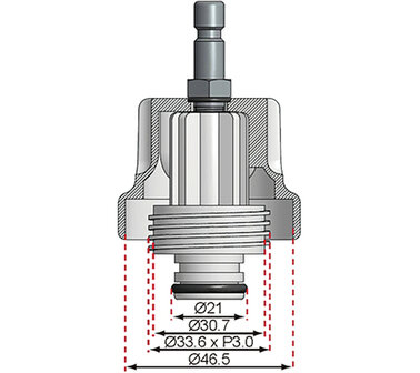 Bgs Technic Adapter 19 voor BGS 8027, 8098 voor Toyota