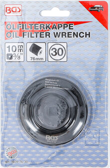 Bgs Technic Oliefiltersleutel 30-kant diameter 76 mm voor Ford motorkracht