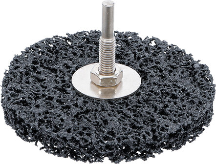 Bgs Technic Schuur Slijpschijf zwart diameter 100 mm boring 8 mm