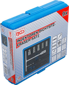 Bgs Technic Injector-zittingfreesset 9-dlg