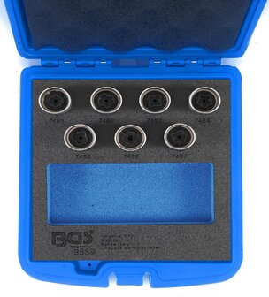 Bgs Technic Velgenslot demontageset voor Opel, Vauxhall (type D) 7-dlg