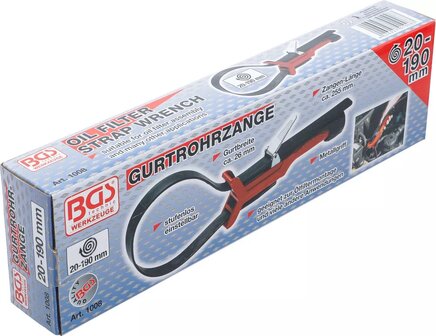 Bgs Technic Oliefilter bandsleutel diameter 20 - 190 mm