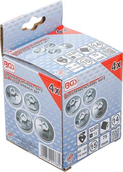 Bgs Technic Oliefilter dop, 65 - 75 mm, 4 st