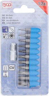 Bgs Technic Bit Set 6,3 mm (1/4) aandrijving Torx (voor Torx) 11 stks