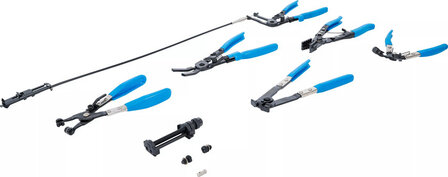Bgs Technic Slangklemtang ingesteld in gereedschapsbak