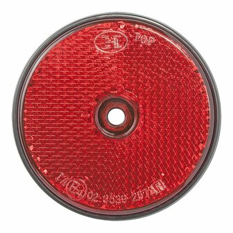 Reflector rood 60mm schroefbevestiging