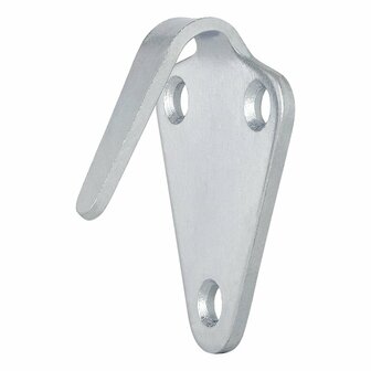 Touwhaak metaal 40x45mm gebogen