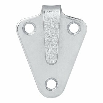 Touwhaak metaal 40x45mm gebogen