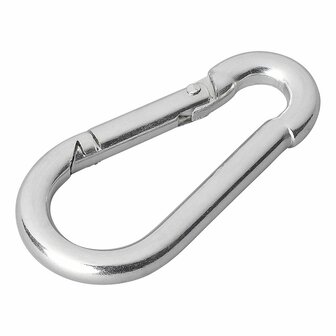 Karabijnhaak metaal 5x50mm x10 stuks