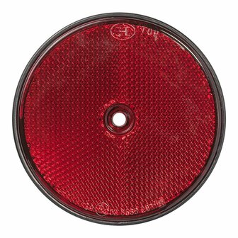 Reflector rood 80mm schroefbevestiging