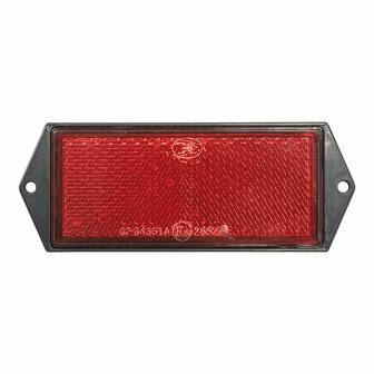Reflector rood 104x40mm schroefbevestiging
