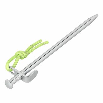 Rotspen 20 cm gegalvaniseerd staal met L-haak Heavy Duty