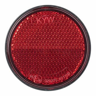 Reflector rood 60mm met bout 5mm