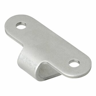 Touwhaak metaal 65x27mm gebogen