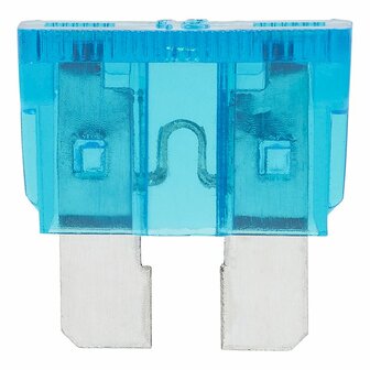 Steekzekeringen standaard 15A blauw 6 stuks in blister
