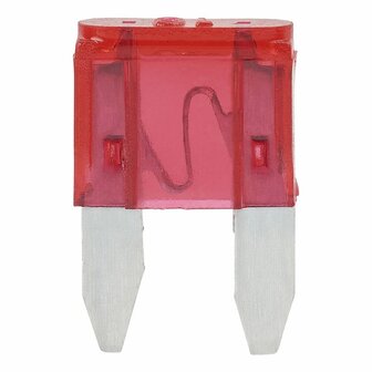 Steekzekeringen mini 10A rood 6 stuks in blister