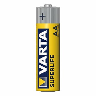 Varta Superlife batterijen AA 4 stuks in folie verpakking