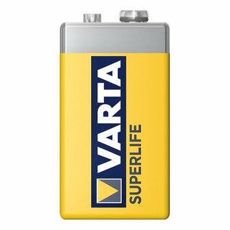 Varta Superlife batterij 9V in blister