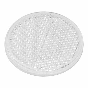 Reflector wit 60mm zelfklevend 2 stuks in blister
