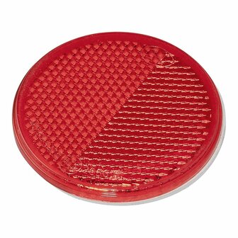 Reflector rood 60mm zelfklevend 2 stuks in blister